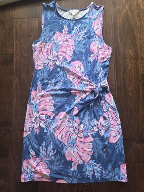 NWOT Lilly Pulitzer Pink Floral Midi Dress